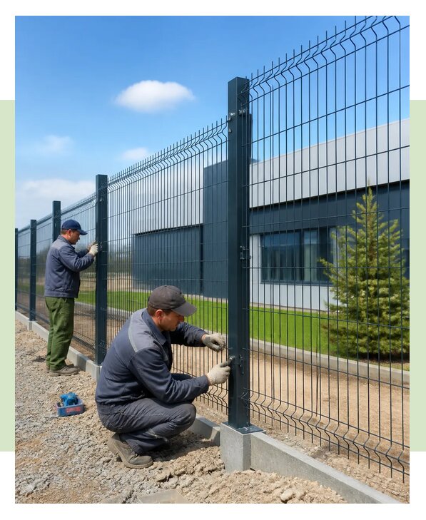 Секционные ограждения под ключ для объектов в Кирове